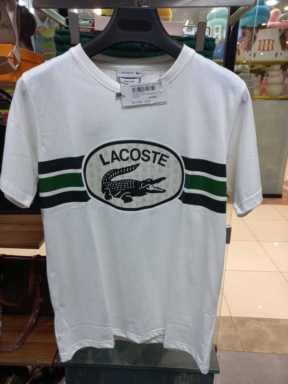 Lacoste Summer Set – White Regular Fit