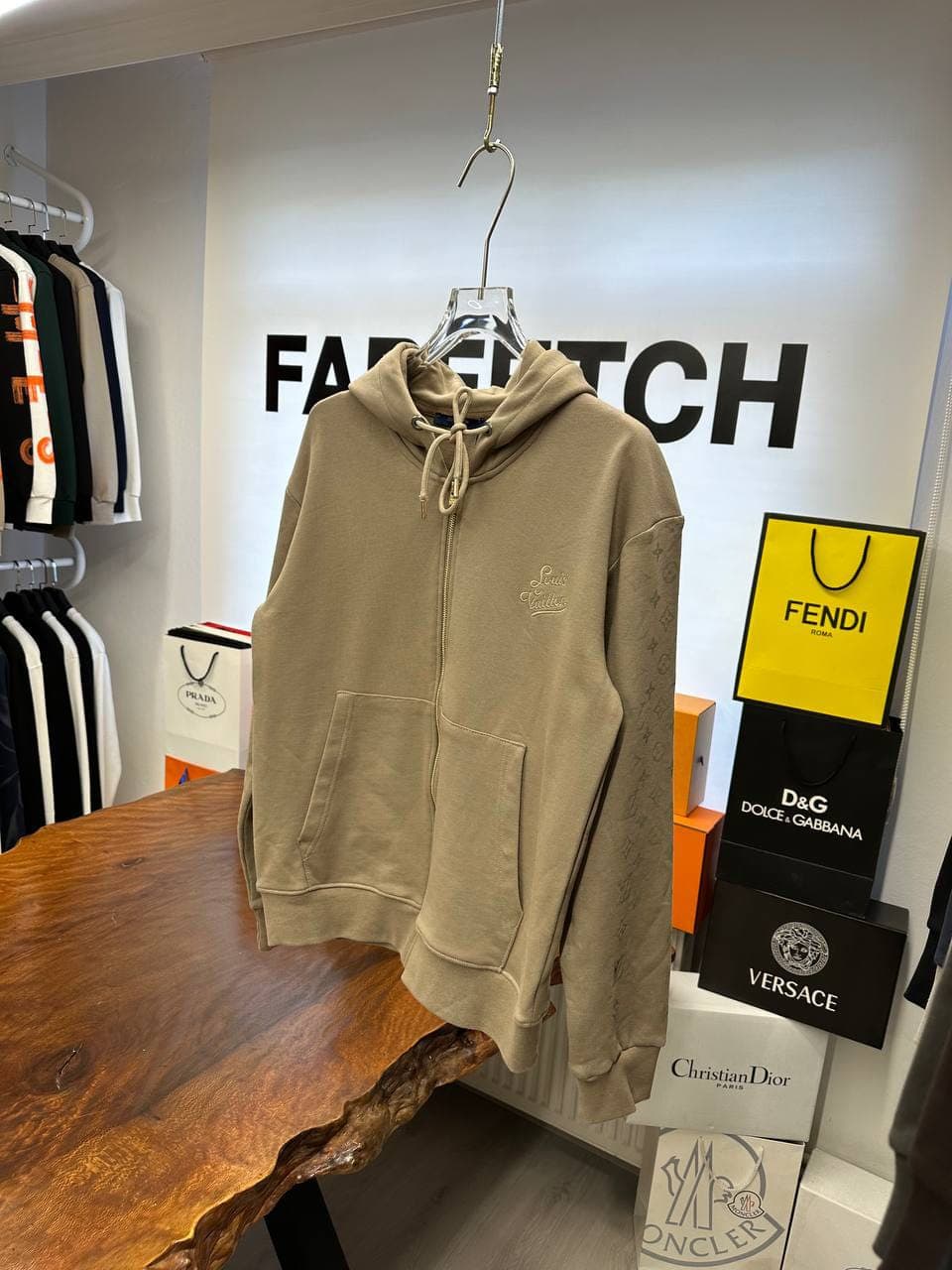 Louis Vuitton Zipper Hoodie