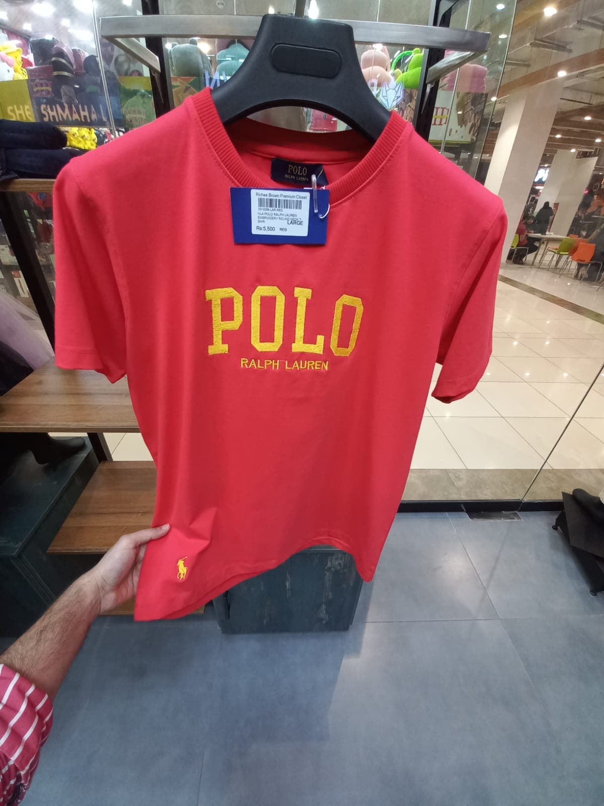 Polo Ralph Lauren Premium Shocking Pink Crew Neck T-Shirt – Stretchable Cotton