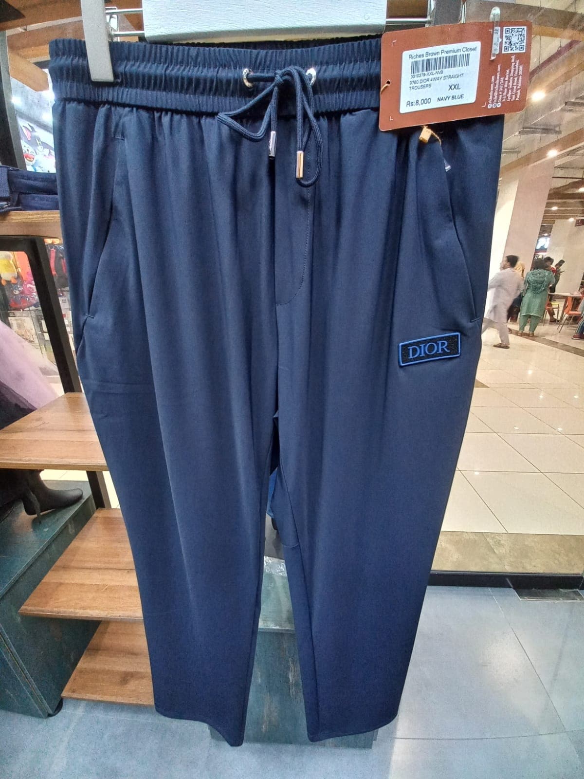 Christian Dior Imported Dri-Fit Active Trousers – Navy Blue